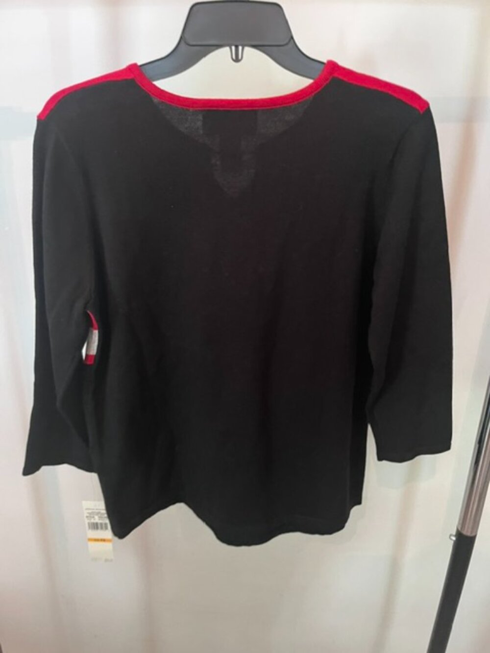 Alfred Dunner Chevron Color Block Sweater - Picture 5 of 5